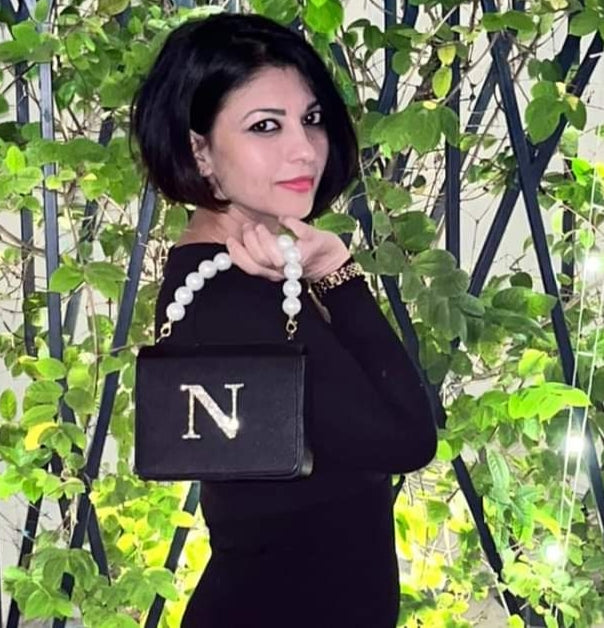 PETITE BLACK INITIAL BAG