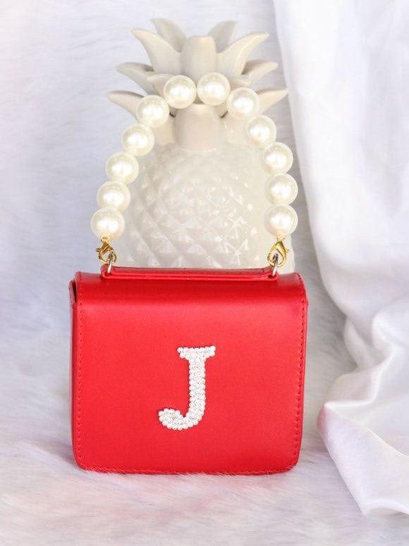 CRIMSON INITIAL BAG
