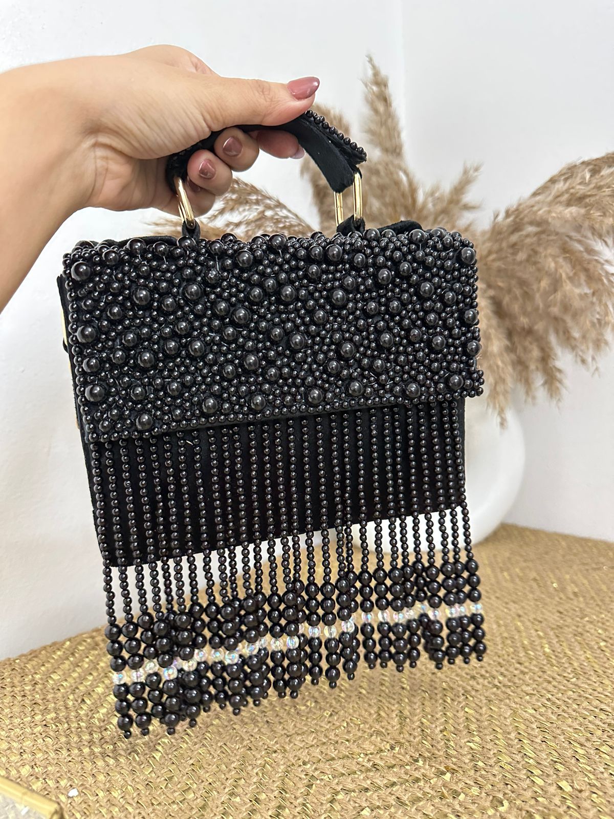 PEARL TASSEL FLAP BAGS
