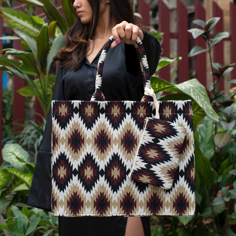 PRINTED TOTE