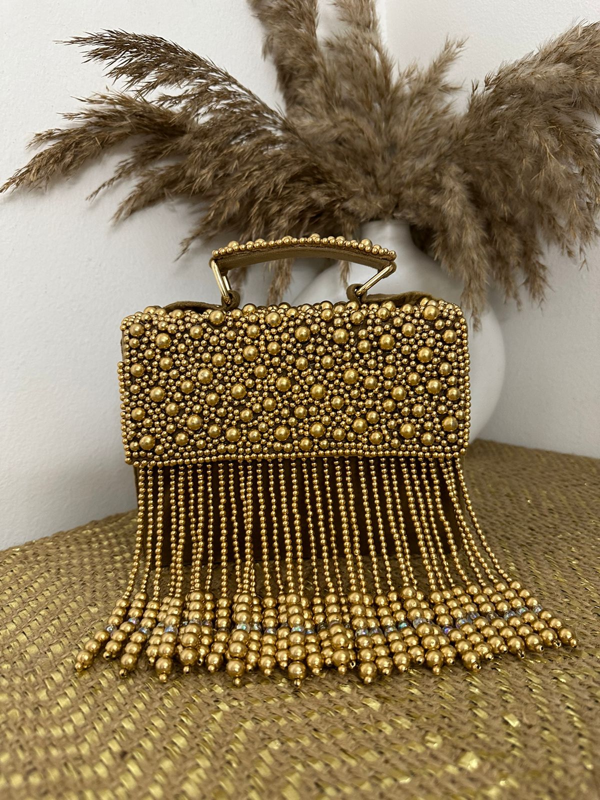 PEARL TASSEL FLAP BAGS