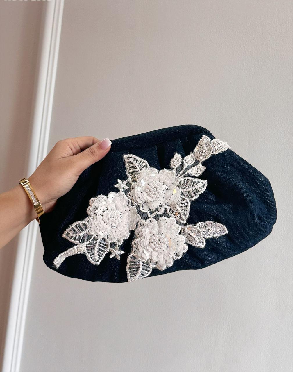 DENIM BLOOM CLOUD BAGS