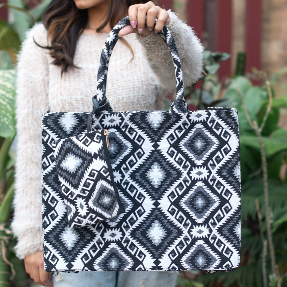 PRINTED TOTE