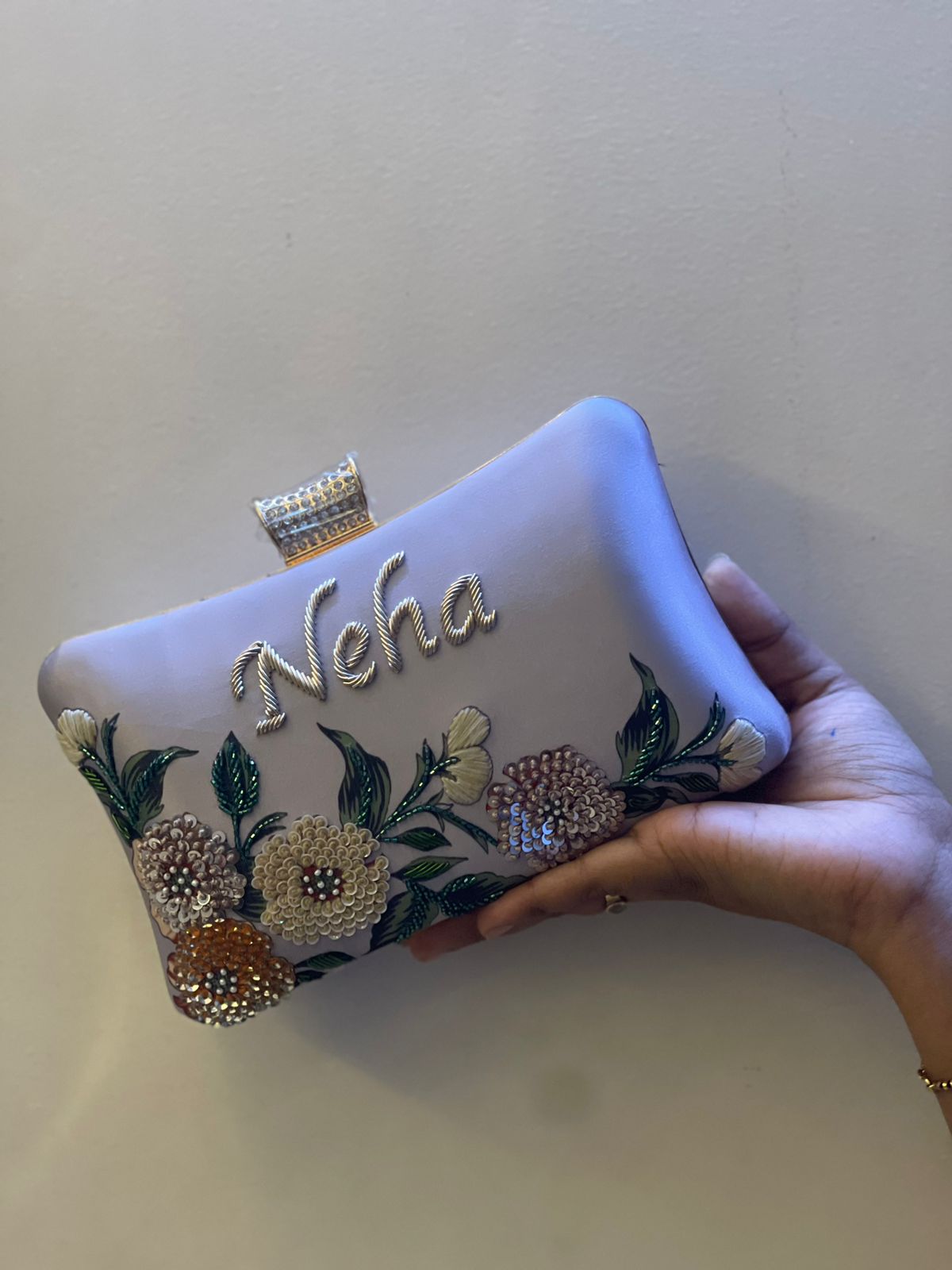 EMBROIDERED NAME PURSES