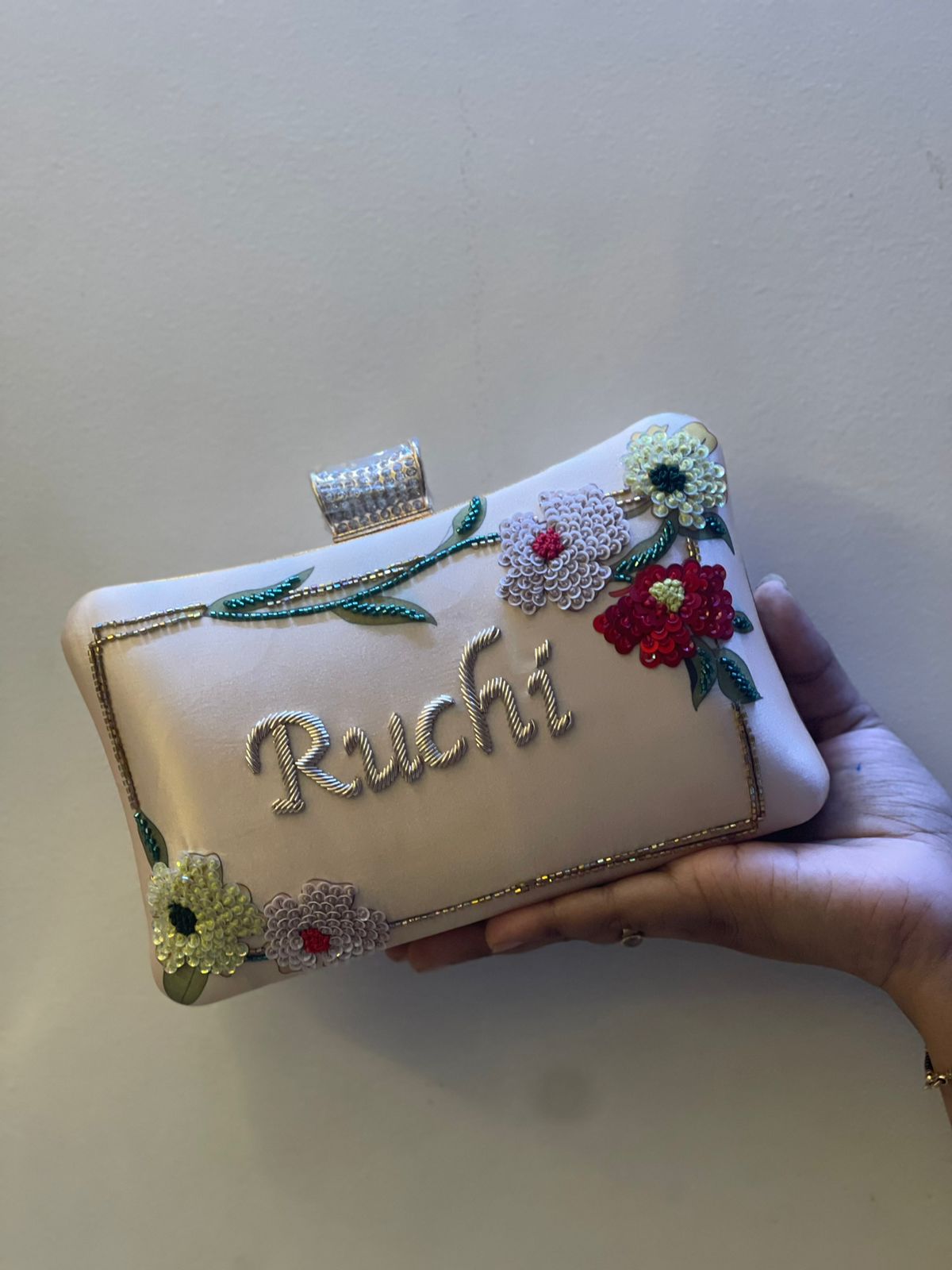 EMBROIDERED NAME PURSES