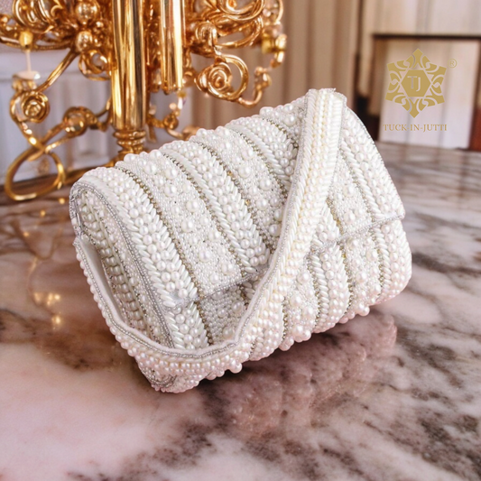 PEARL FLAP BAG