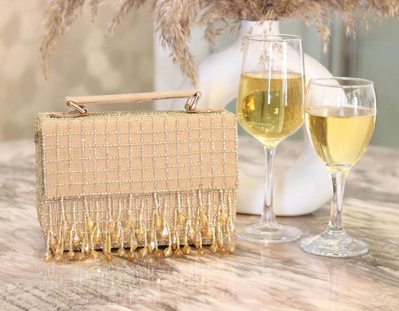 LUXURY CRYSTAL DROPLET BAG