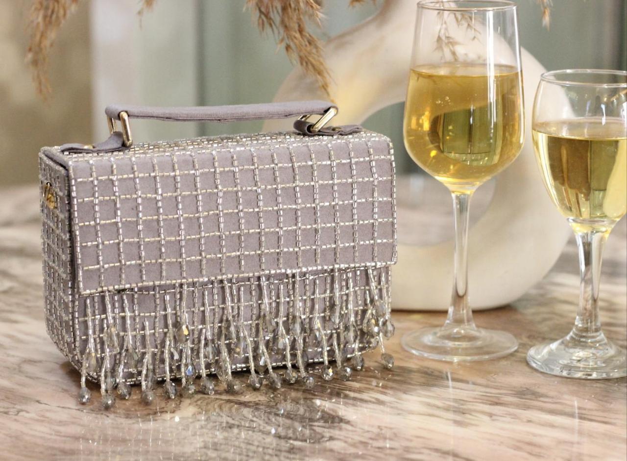 LUXURY CRYSTAL DROPLET BAG