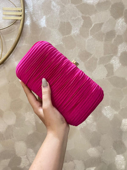 PLEATED SOLID PURSES