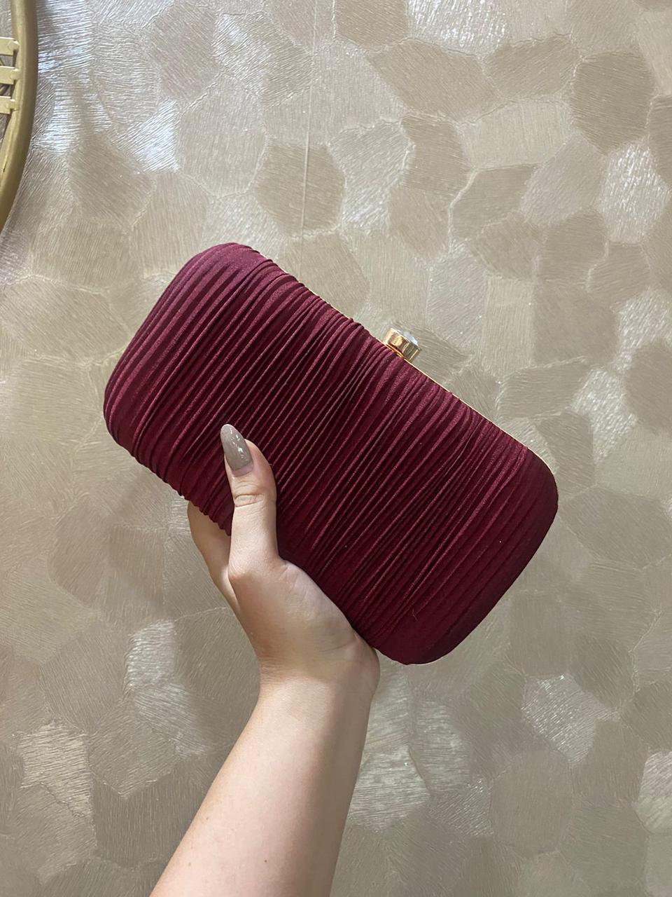 PLEATED SOLID PURSES