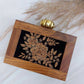 FLORAL WOODEN PURSES