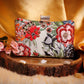 HIGHLIGHTED PRINT EMBROIDERED PURSES