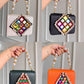 MACRO BAGS WITH MULTI MIRROR & COWRY SHELLS