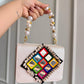 MACRO BAGS WITH MULTI MIRROR & COWRY SHELLS