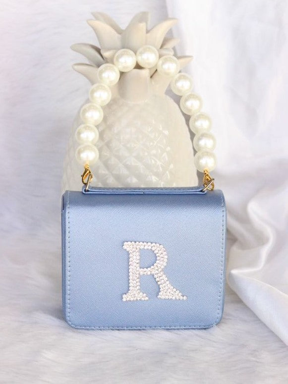 CELESTIAL BLUE INITIAL BAG