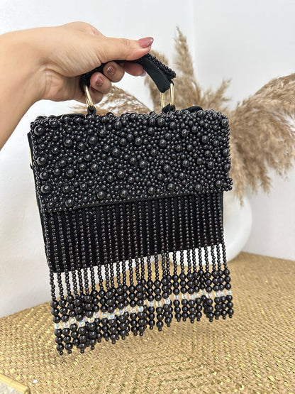 PEARL TASSEL FLAP BAGS