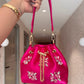 CRYSTAL BLOOM BUCKET BAGS