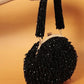 CRYSTAL HALF MOON PURSE