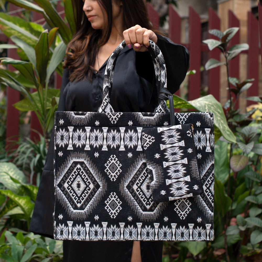 PRINTED TOTE